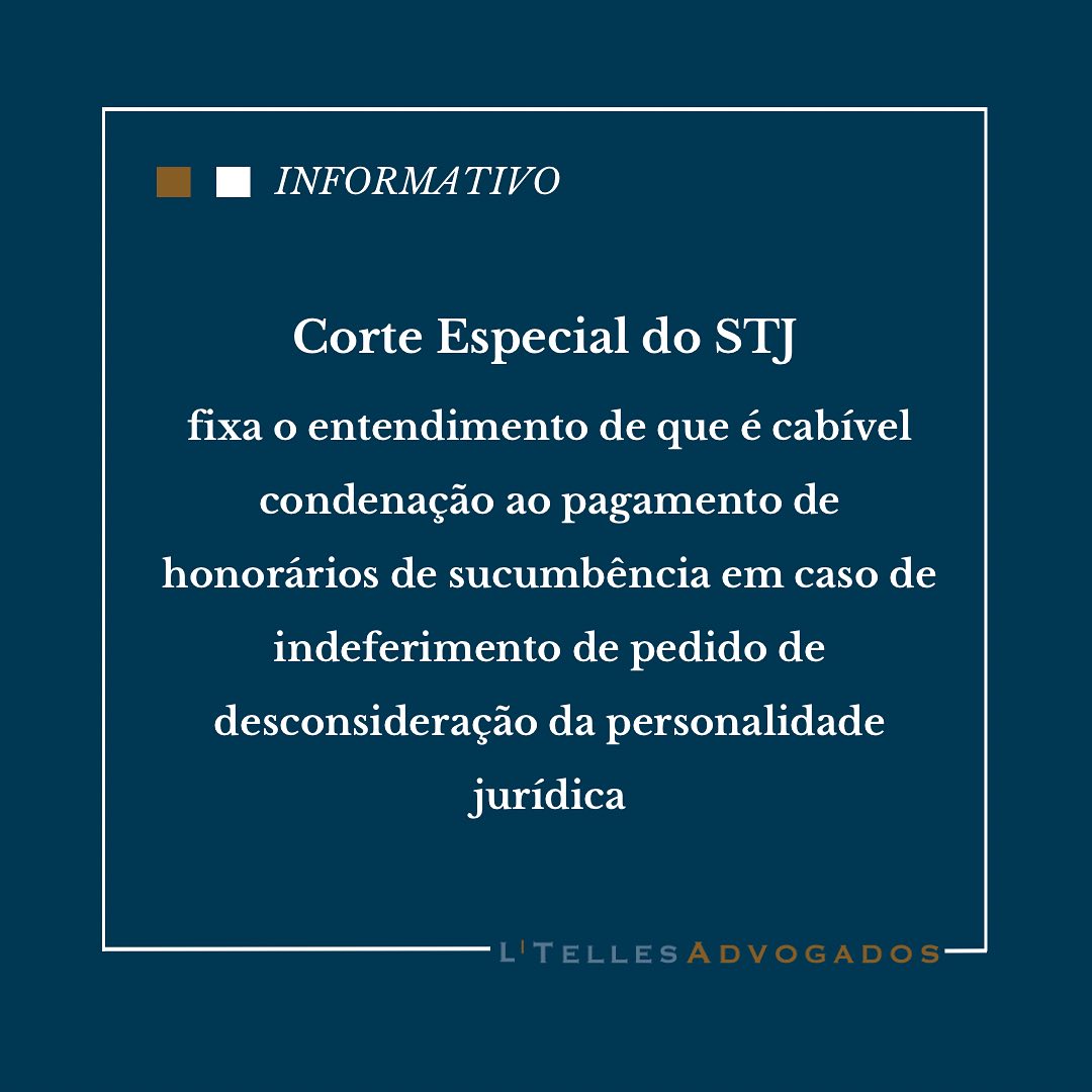 INFORMATIVO | Corte Especial no STJ